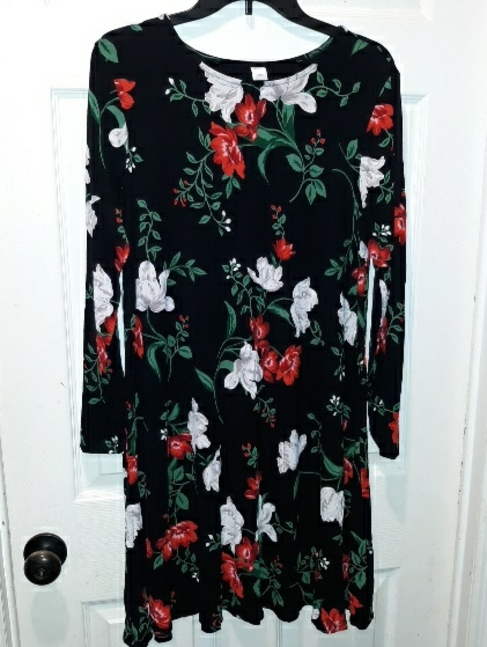 Old Navy Multi-Floral Knit Swing Dress 2018